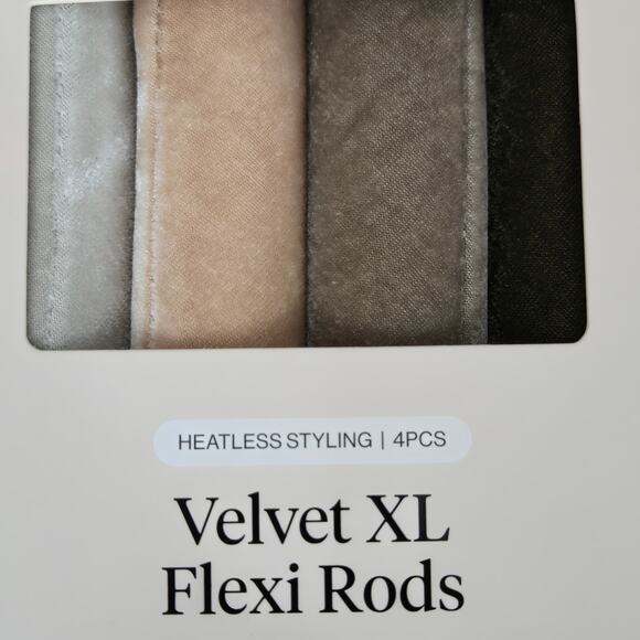 Kit-sch Velvet XL Flexi Hair Curling Rods 4 pc - Picture 3 of 5